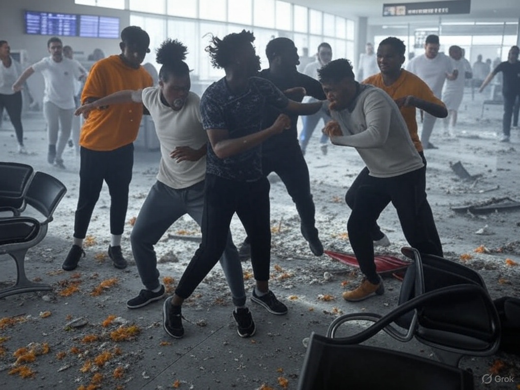 Black v Black Games: Airports and Malls Across America Host Black Fight Clubs in Hope of New Olympic Sport